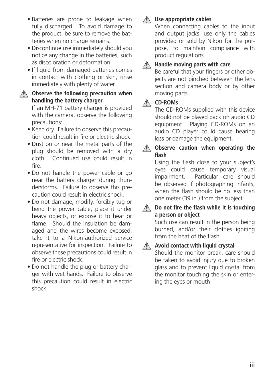 Nikon S4 User Manual | Page 5 / 108
