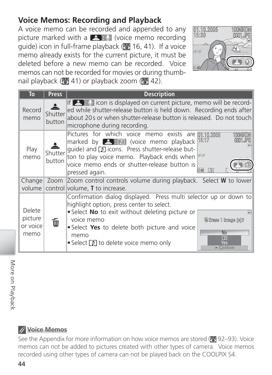 Nikon S4 User Manual | Page 54 / 108