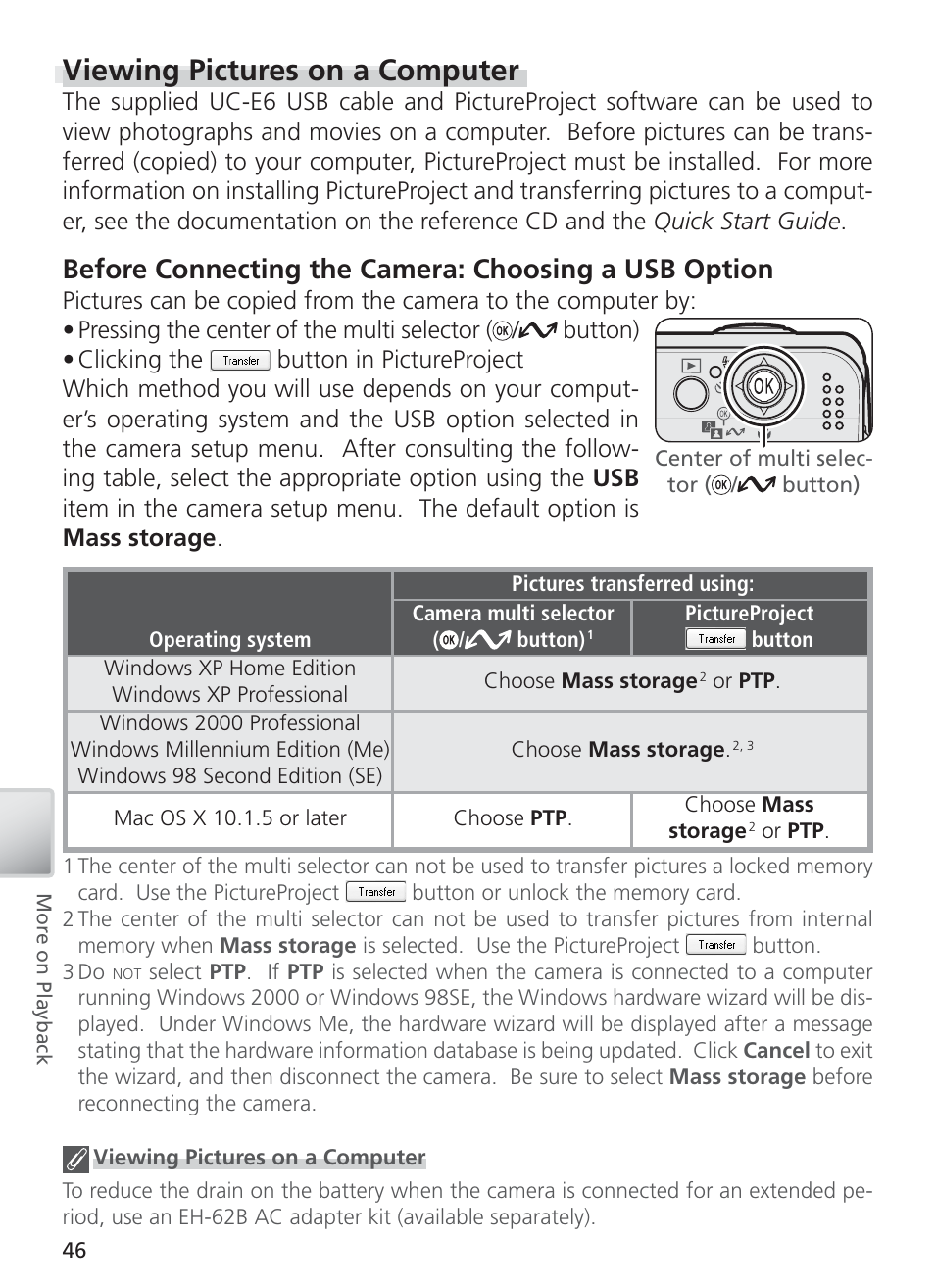 Viewing pictures on a computer | Nikon S4 User Manual | Page 56 / 108