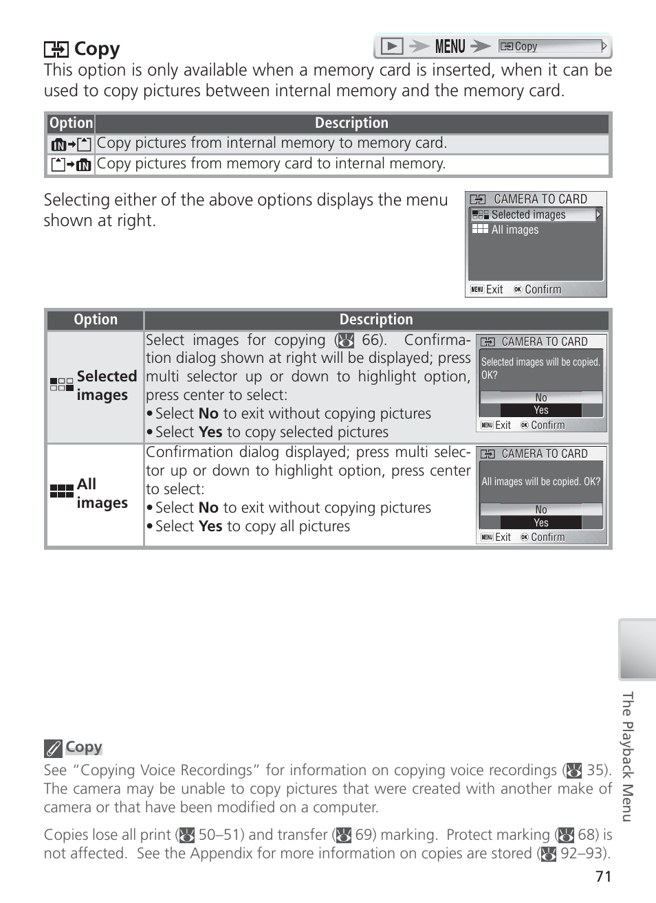 Copy | Nikon S4 User Manual | Page 81 / 108