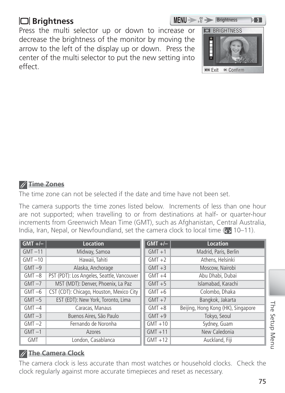 Brightness | Nikon S4 User Manual | Page 85 / 108