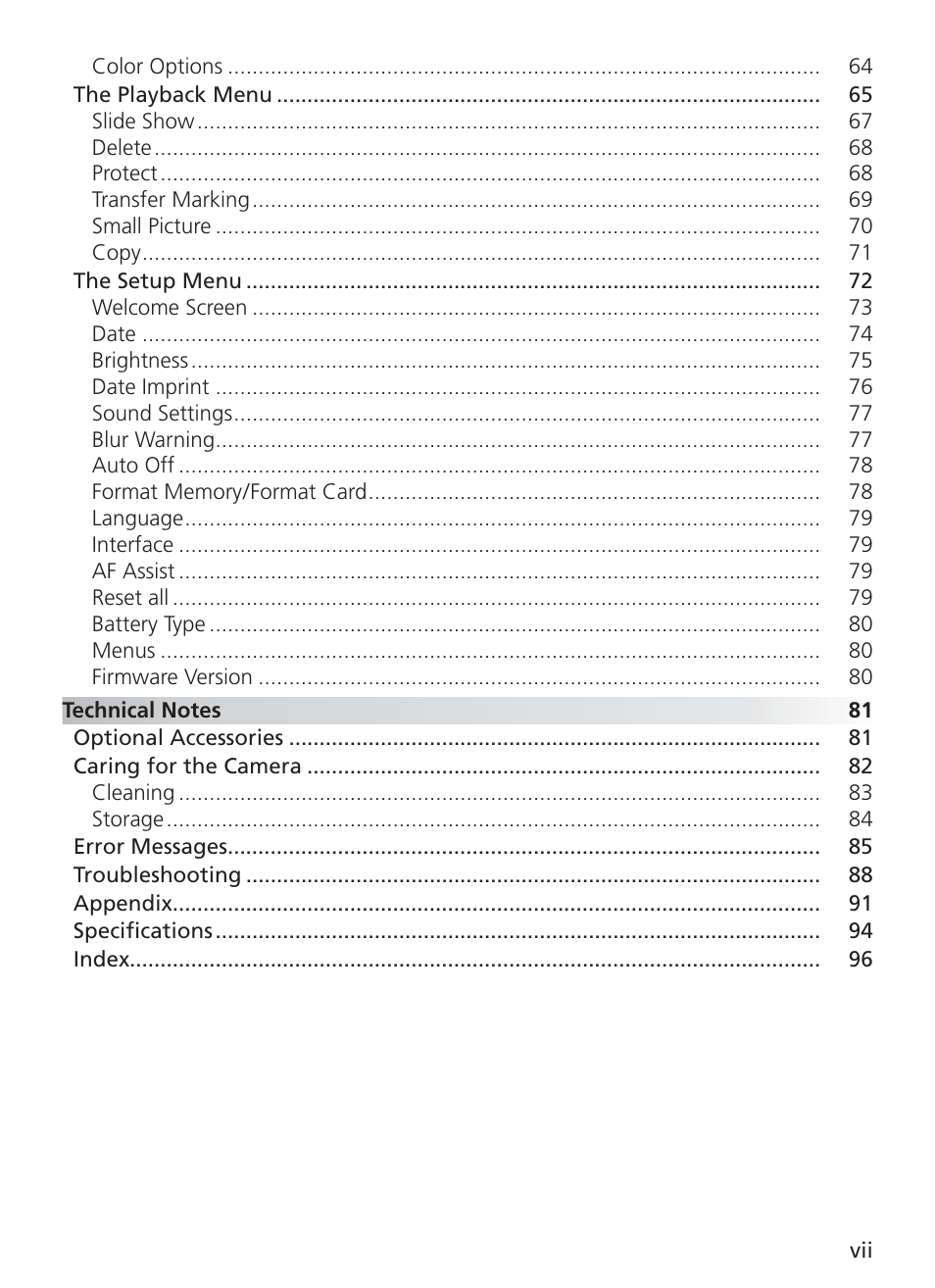 Nikon S4 User Manual | Page 9 / 108