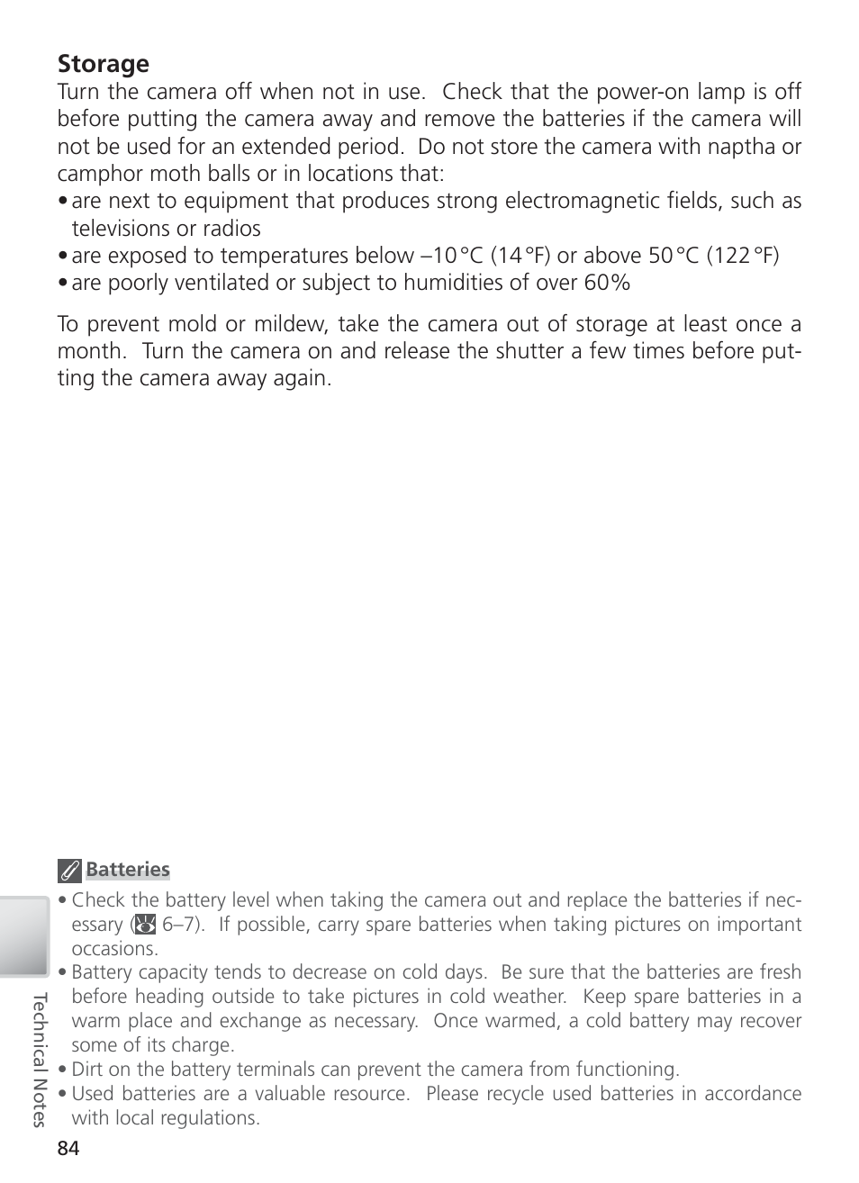 Storage | Nikon S4 User Manual | Page 94 / 108