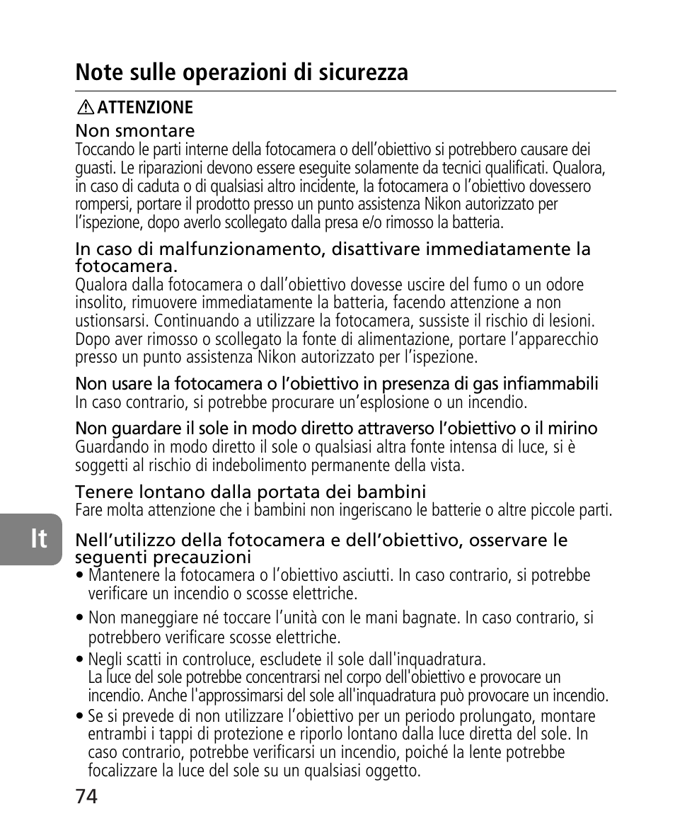 Nikon AF-S 24-70mm f-2.8G ED User Manual | Page 74 / 122