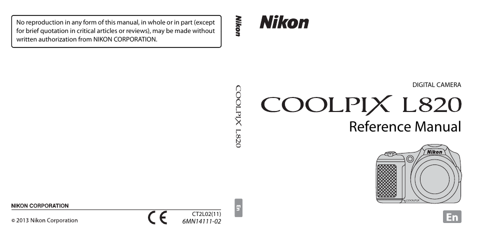 Nikon L820 User Manual | 240 pages