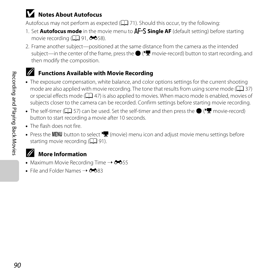 Nikon L820 User Manual | Page 110 / 240