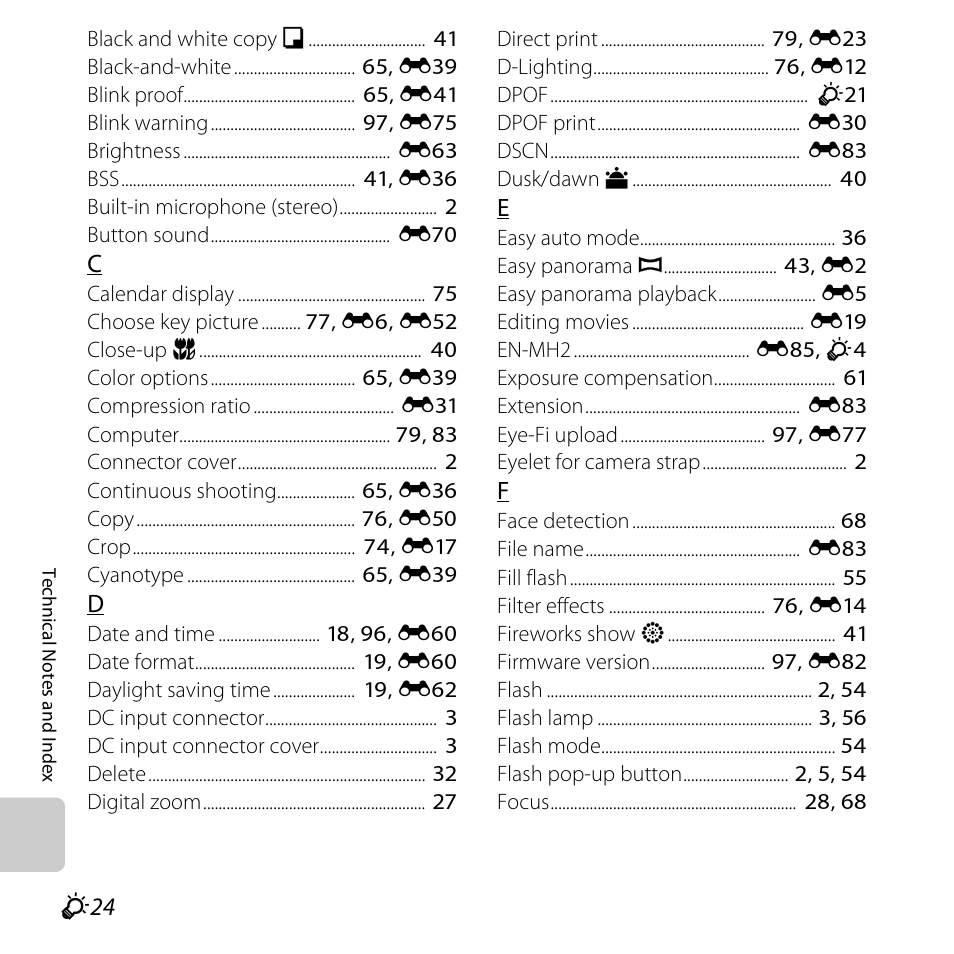 Nikon L820 User Manual | Page 234 / 240