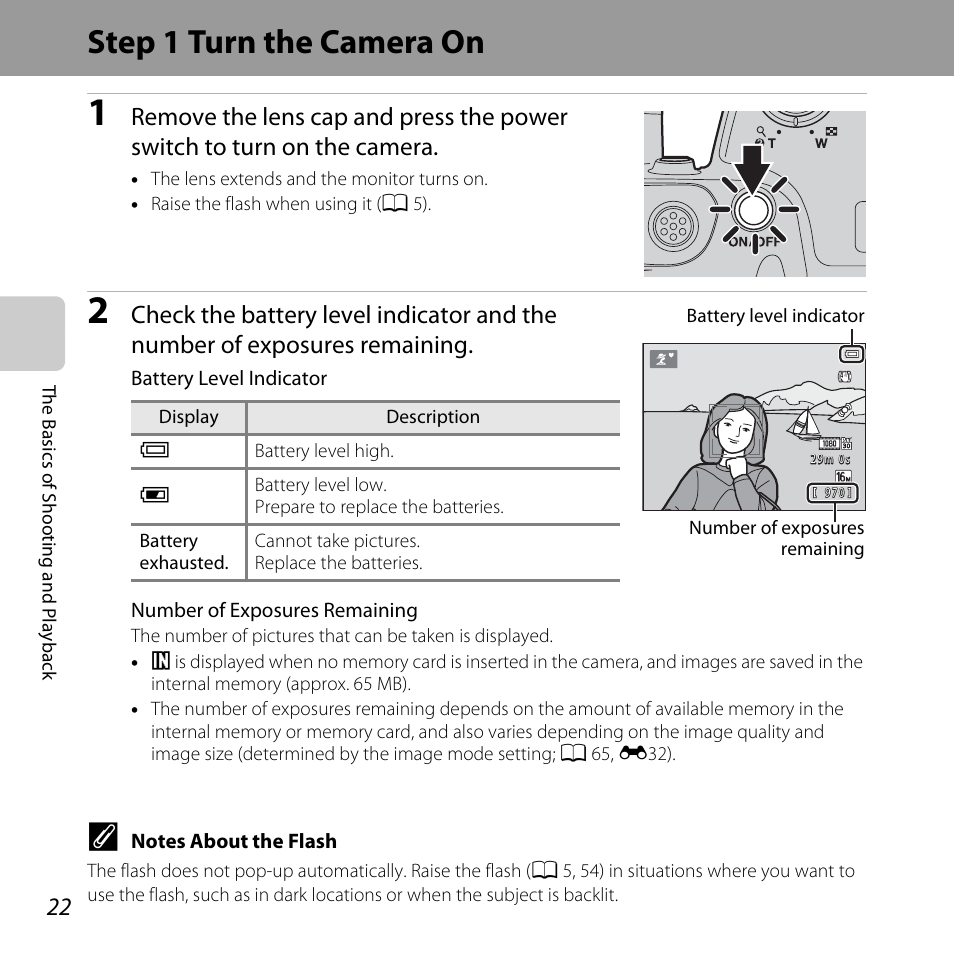 Step 1 turn the camera on | Nikon L820 User Manual | Page 42 / 240