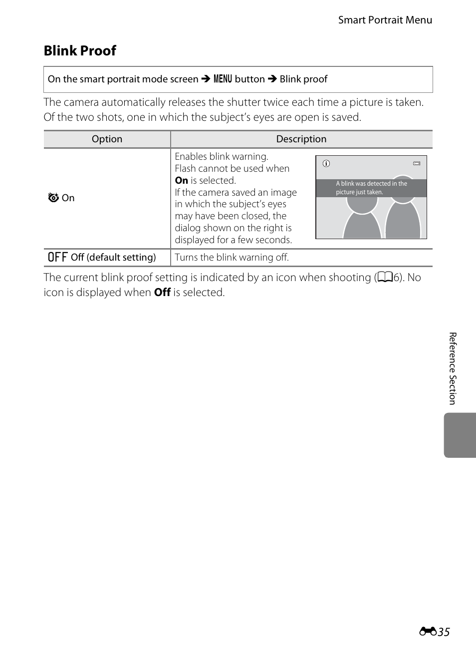 Blink proof | Nikon S3200 User Manual | Page 139 / 204