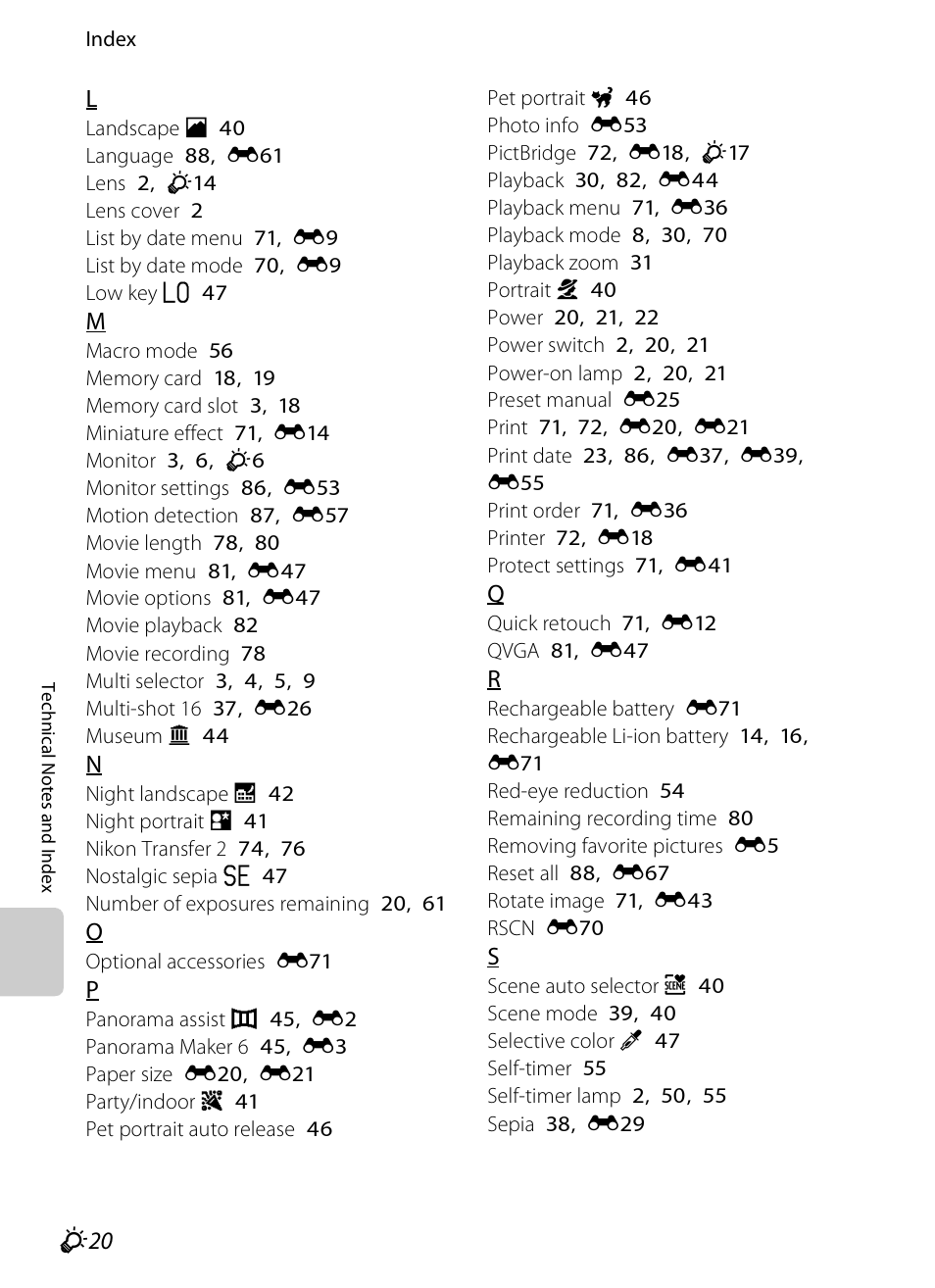 Nikon S3200 User Manual | Page 200 / 204
