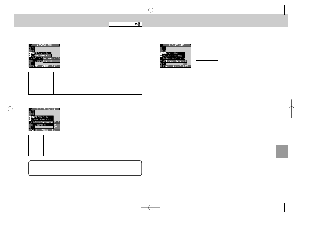 Setting shooting menus | Nikon 995 User Manual | Page 57 / 91