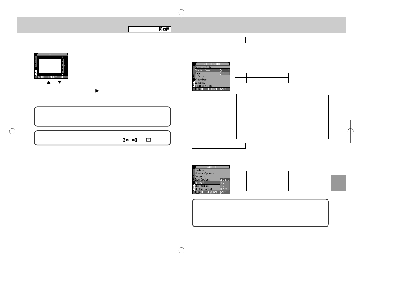 Setting shooting set-up menus | Nikon 995 User Manual | Page 64 / 91