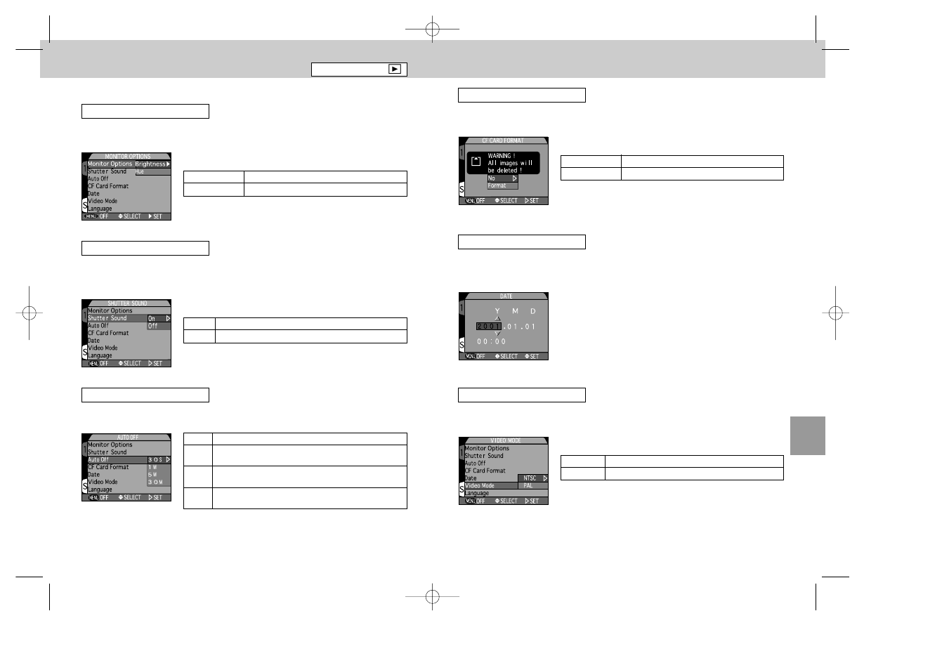Playback set-up menus | Nikon 995 User Manual | Page 76 / 91