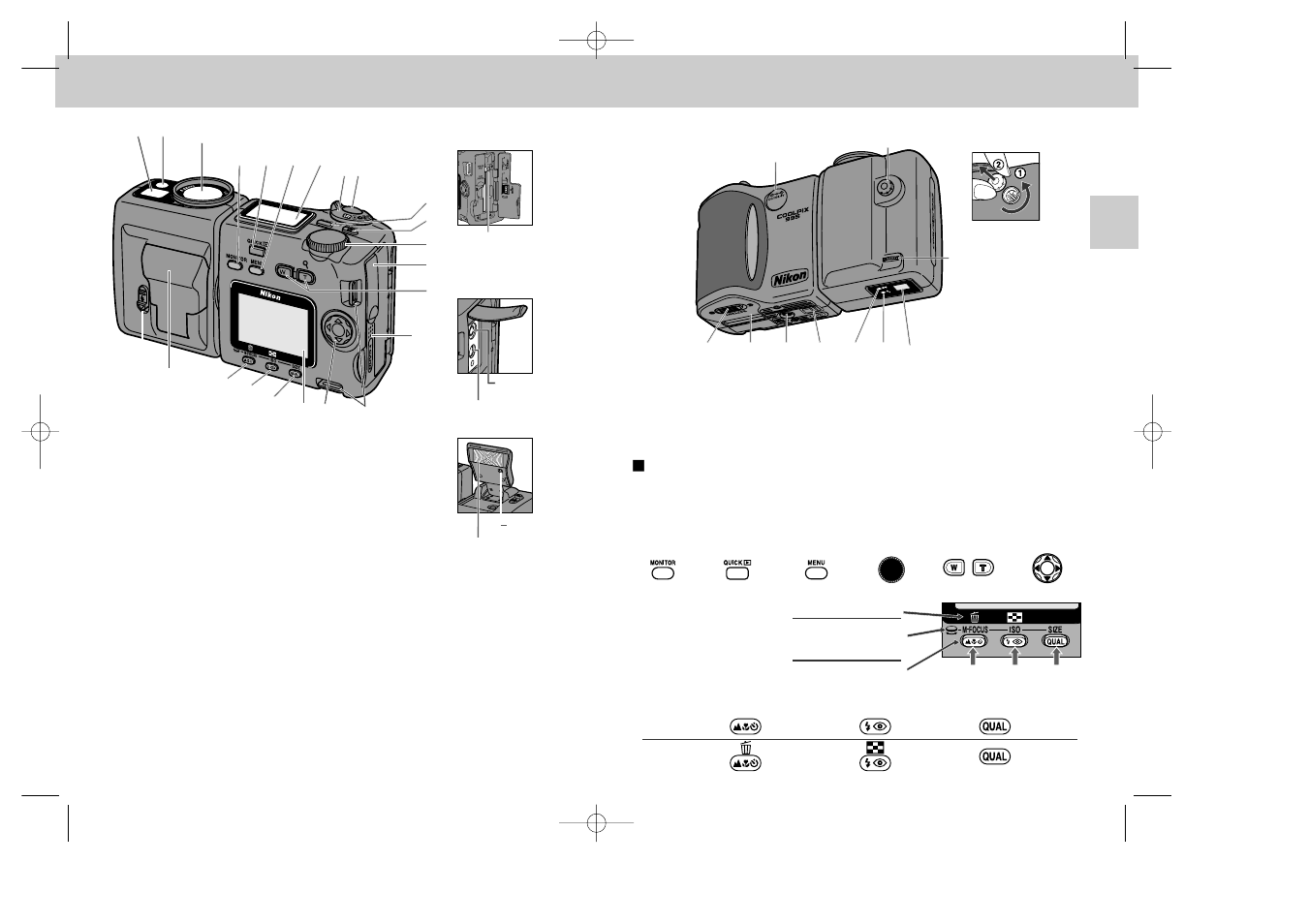 Nomenclature | Nikon 995 User Manual | Page 8 / 91