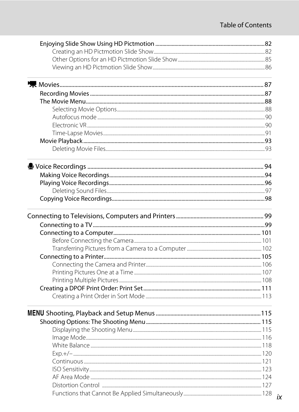 Nikon S60 User Manual | Page 11 / 184