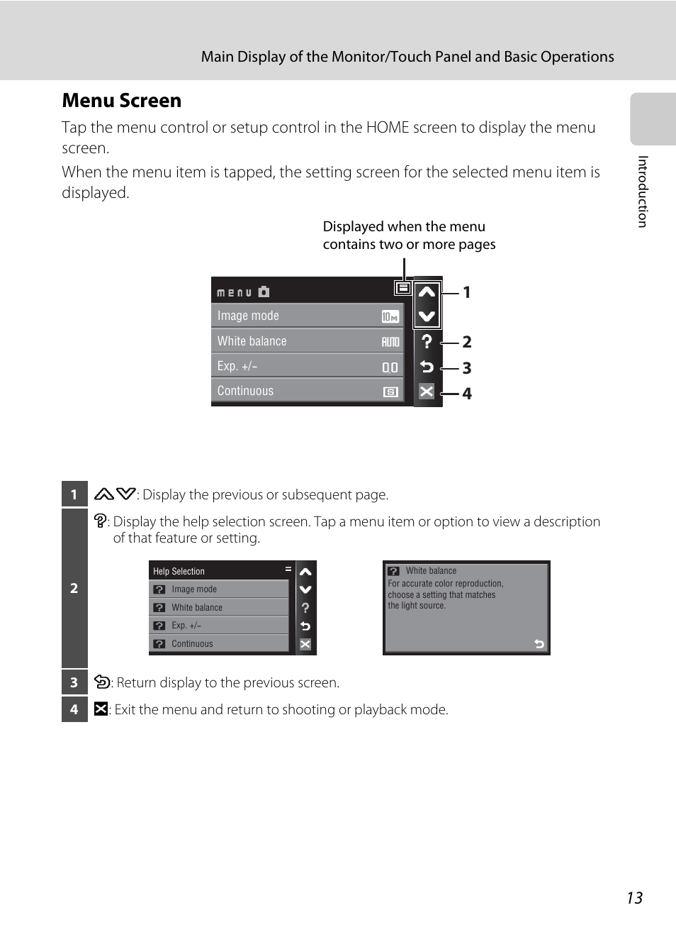 Menu screen | Nikon S60 User Manual | Page 25 / 184