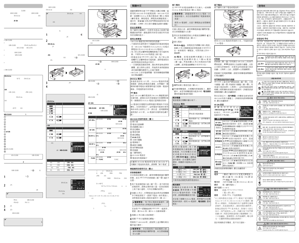 Nikon MB-D200 User Manual | Page 7 / 8