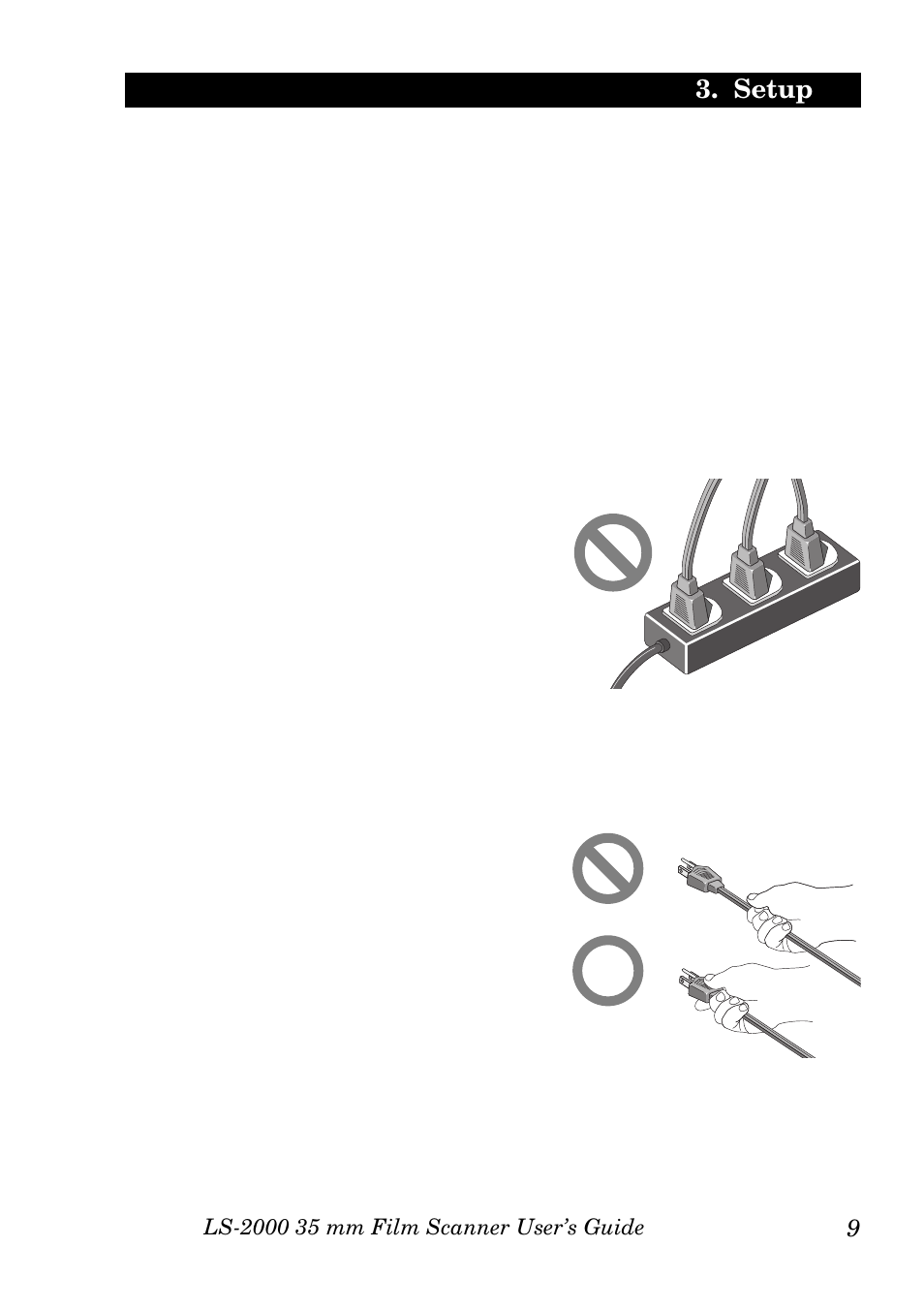 Setup | Nikon LS-2000 User Manual | Page 19 / 47