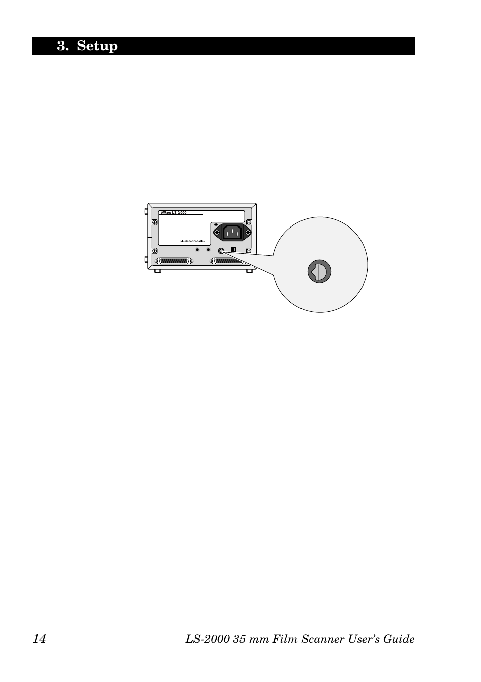 Setup, Nikon | Nikon LS-2000 User Manual | Page 24 / 47