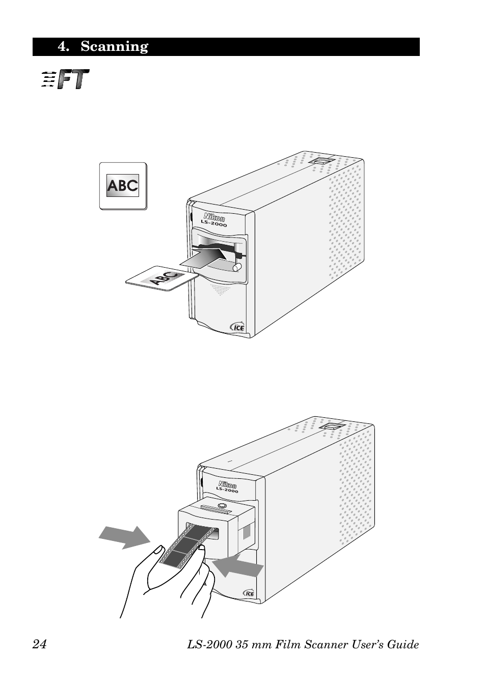 Scanning | Nikon LS-2000 User Manual | Page 34 / 47