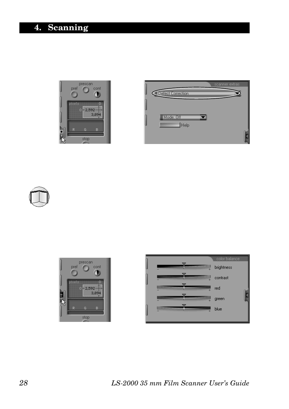 Scanning | Nikon LS-2000 User Manual | Page 38 / 47