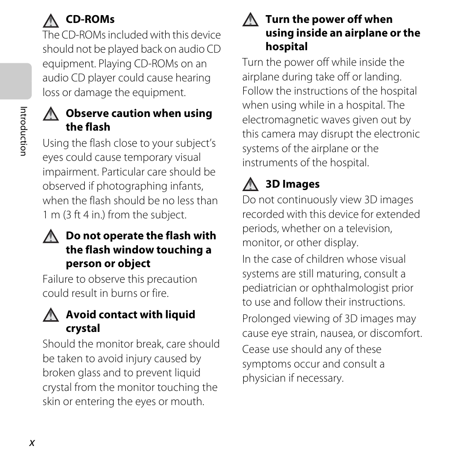 Nikon L610 User Manual | Page 12 / 252