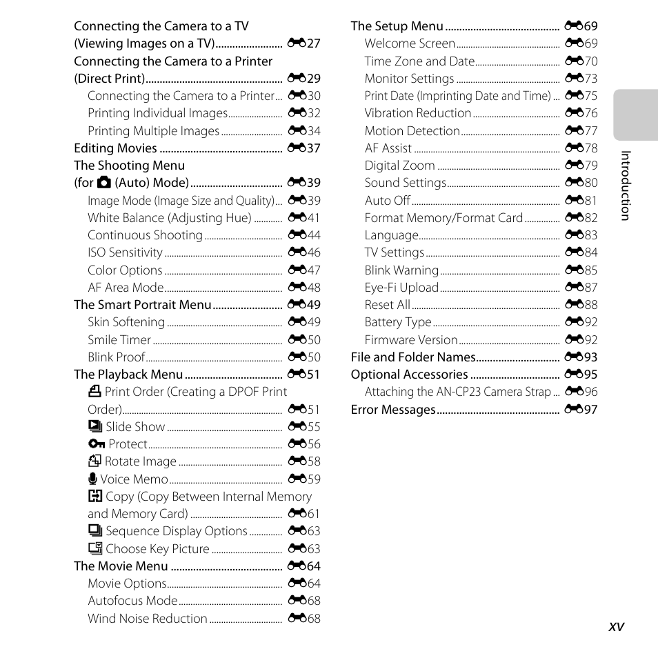 Nikon L610 User Manual | Page 17 / 252