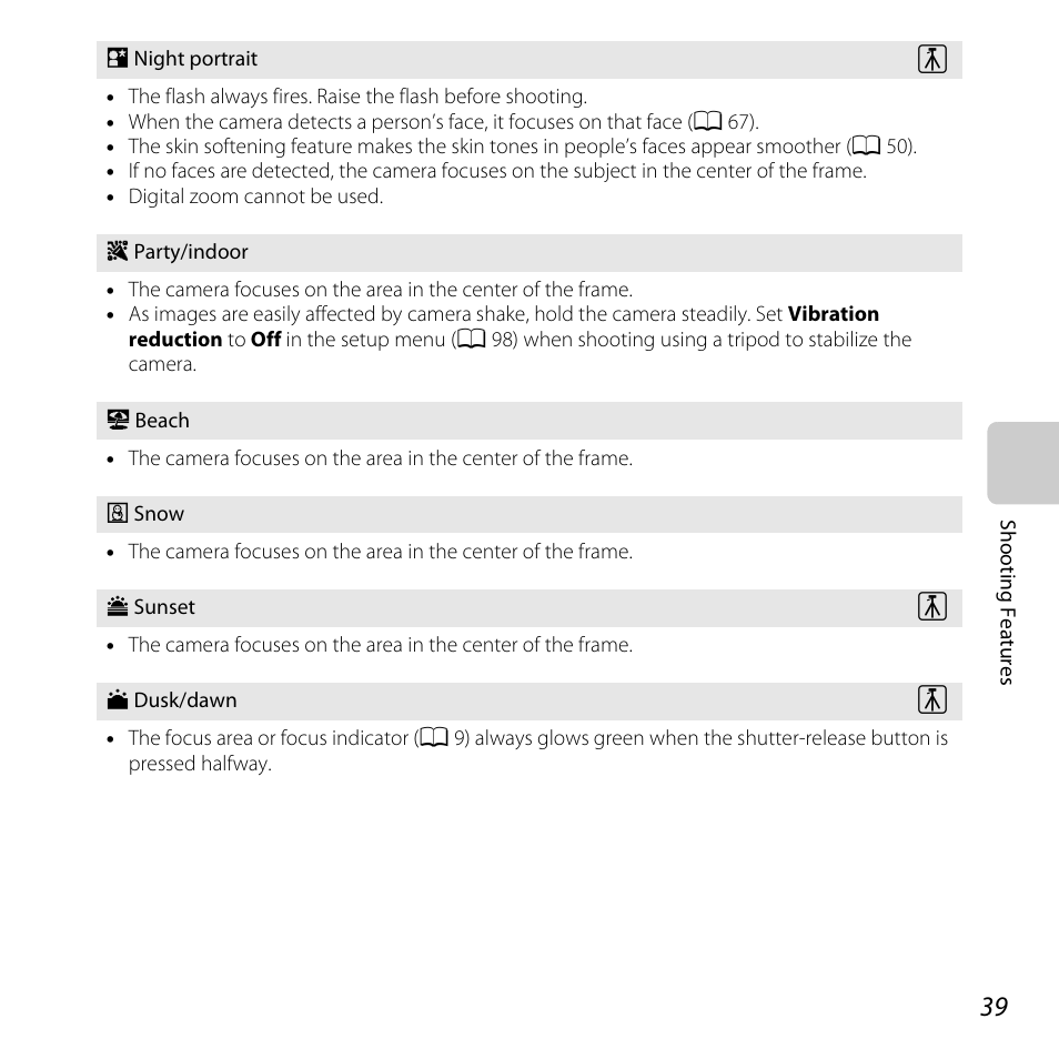 A 39) | Nikon L610 User Manual | Page 57 / 252