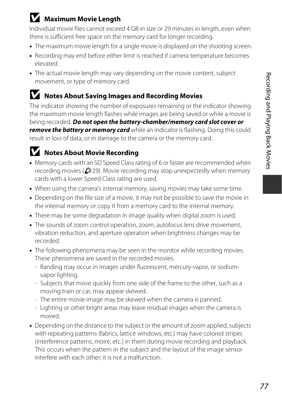 Nikon S9700 User Manual | Page 101 / 262