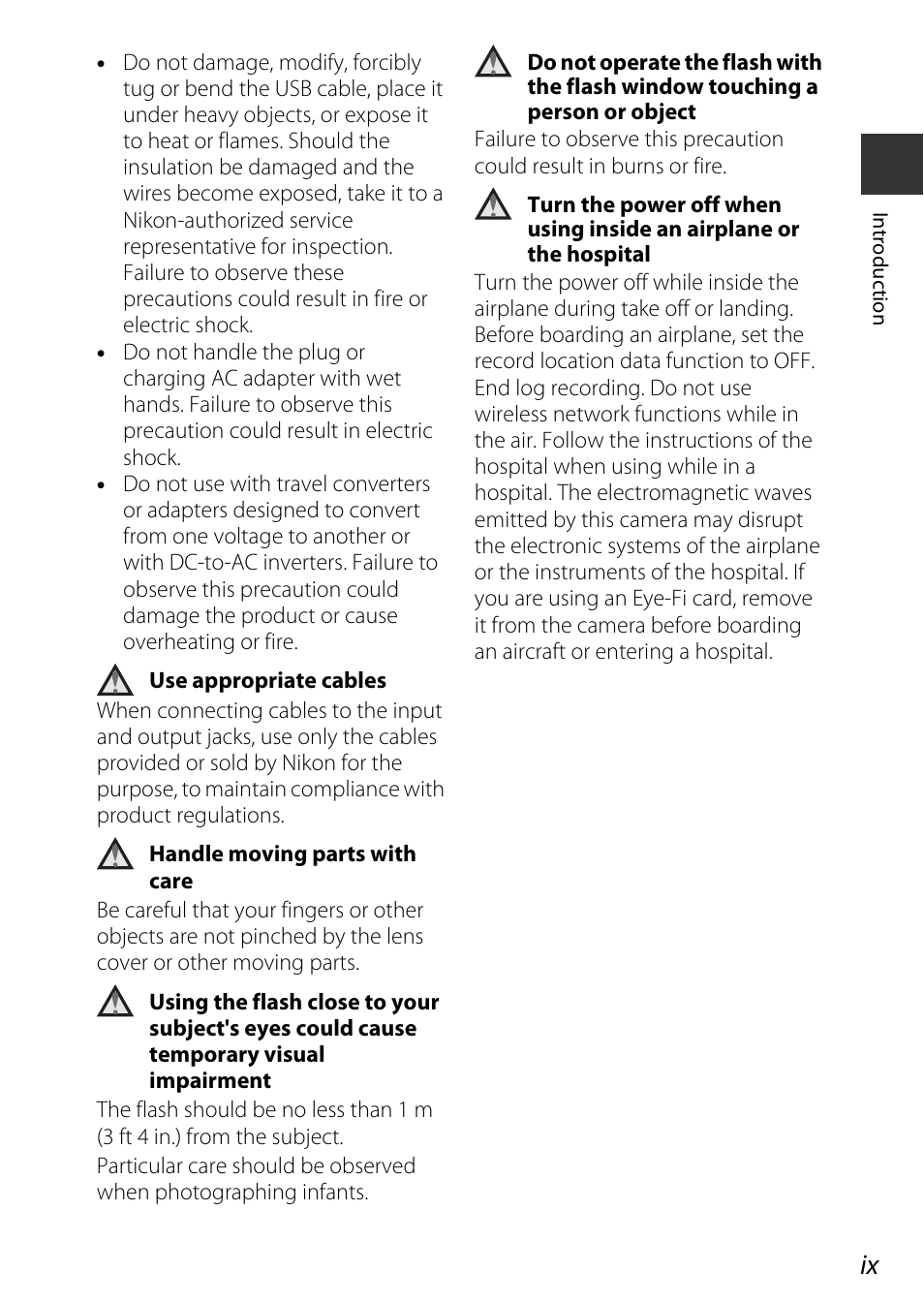 Nikon S9700 User Manual | Page 11 / 262