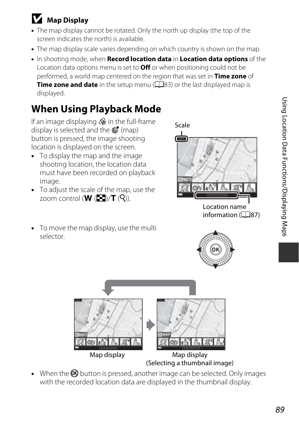 When using playback mode | Nikon S9700 User Manual | Page 113 / 262