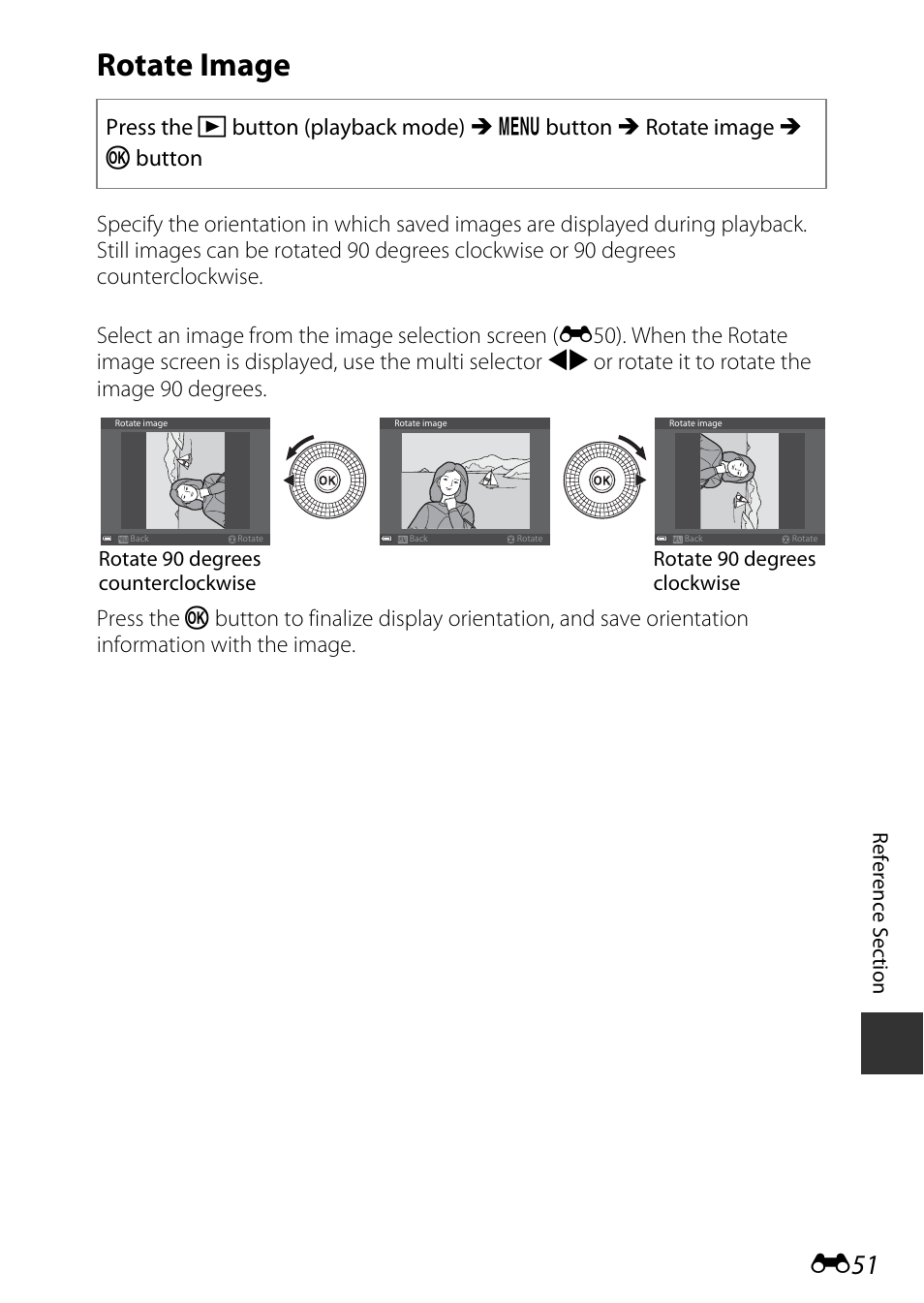 Rotate image, E51) | Nikon S9700 User Manual | Page 177 / 262