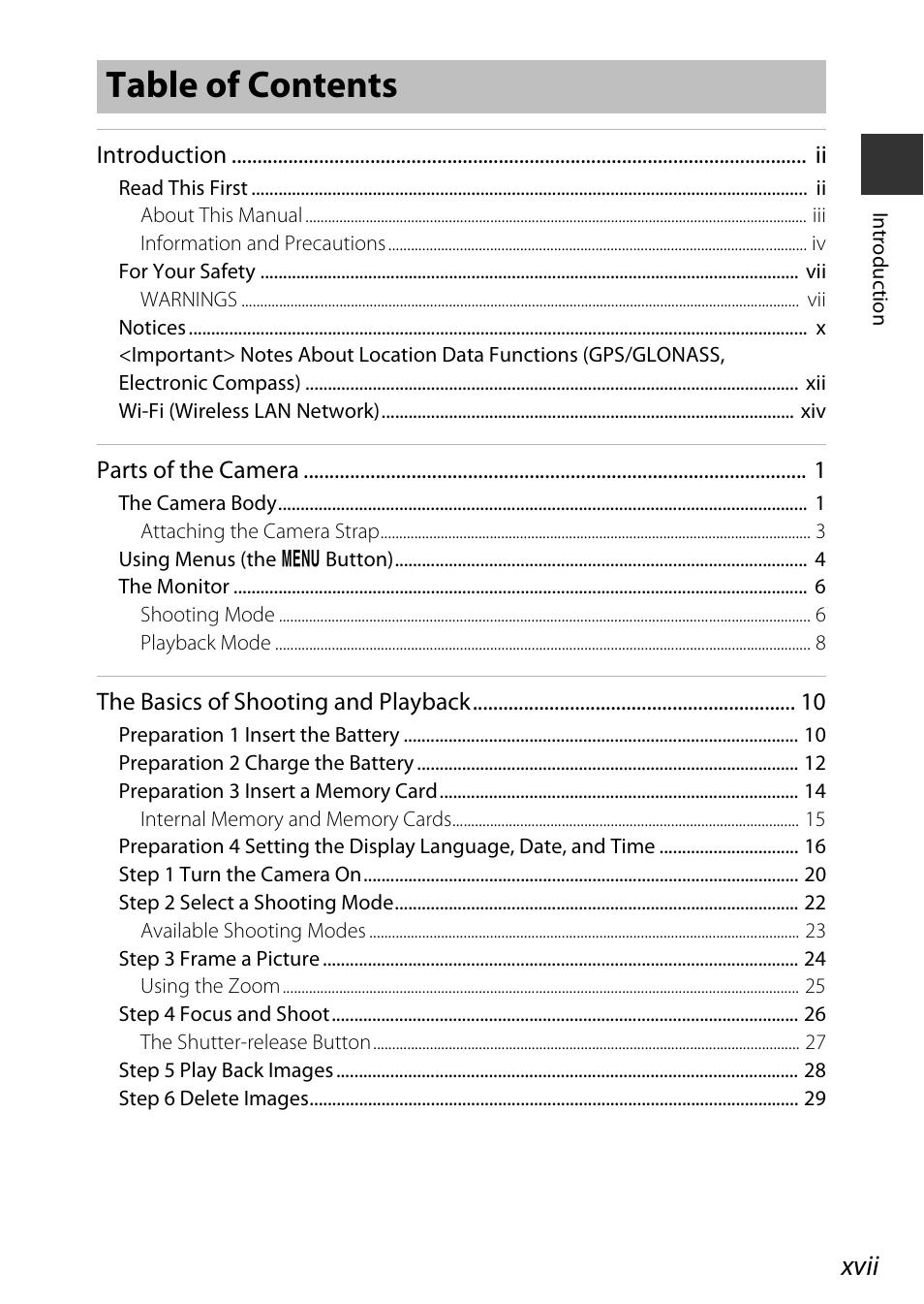 Nikon S9700 User Manual | Page 19 / 262
