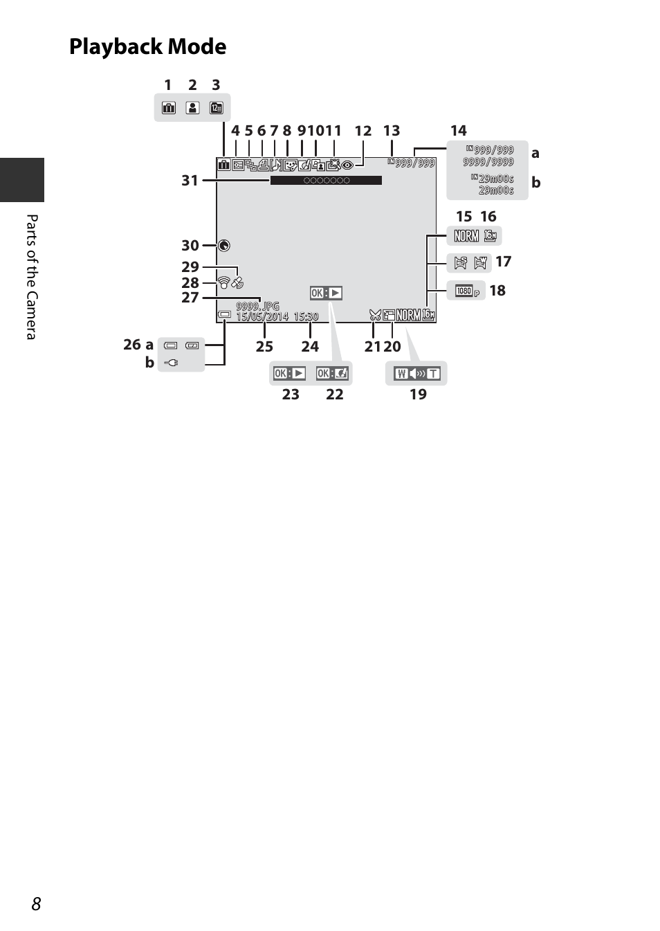 Playback mode | Nikon S9700 User Manual | Page 32 / 262