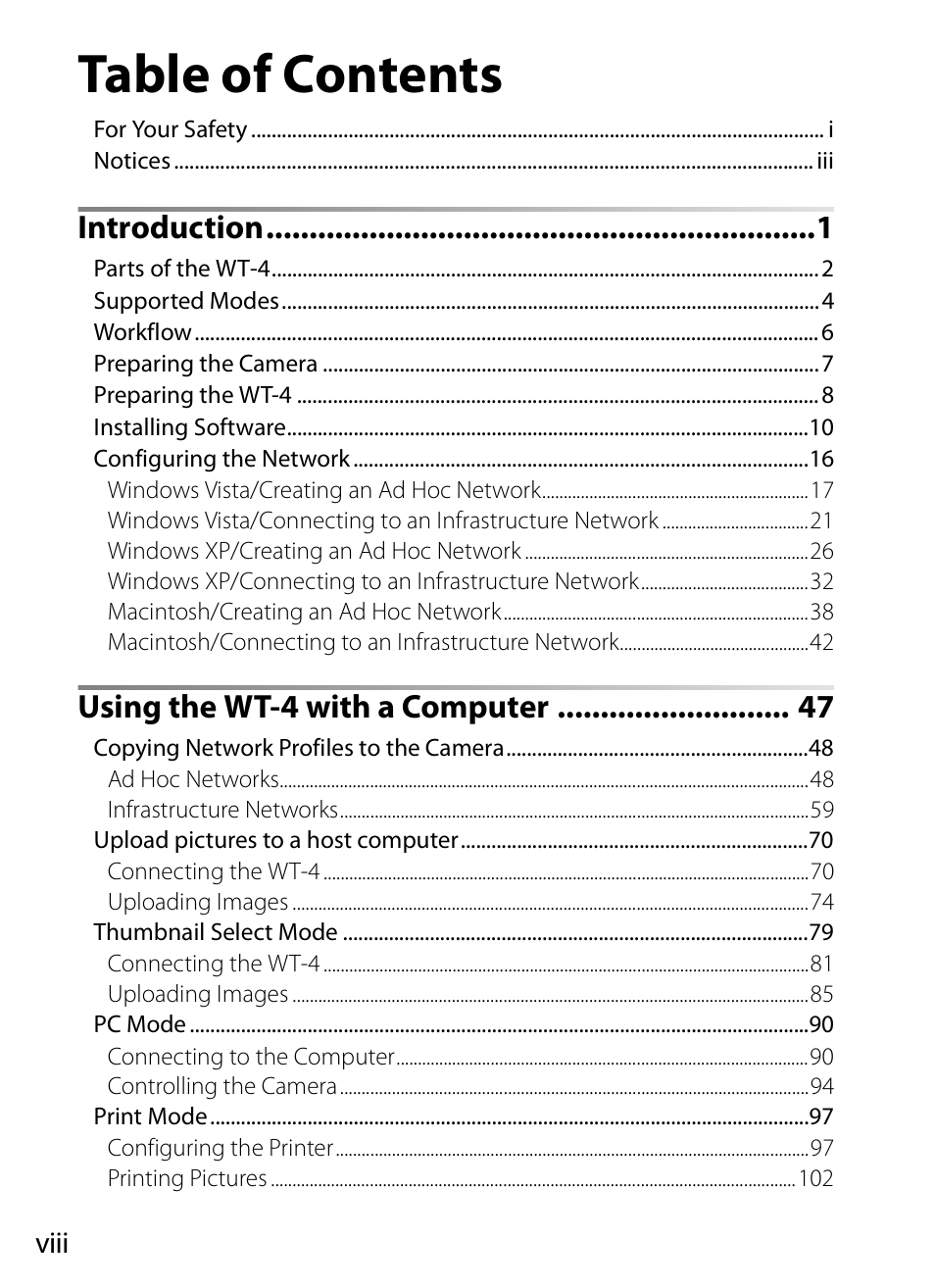 Nikon WT-4A D4 D3X D3 D800 D700 D300S D300 User Manual | Page 10 / 199