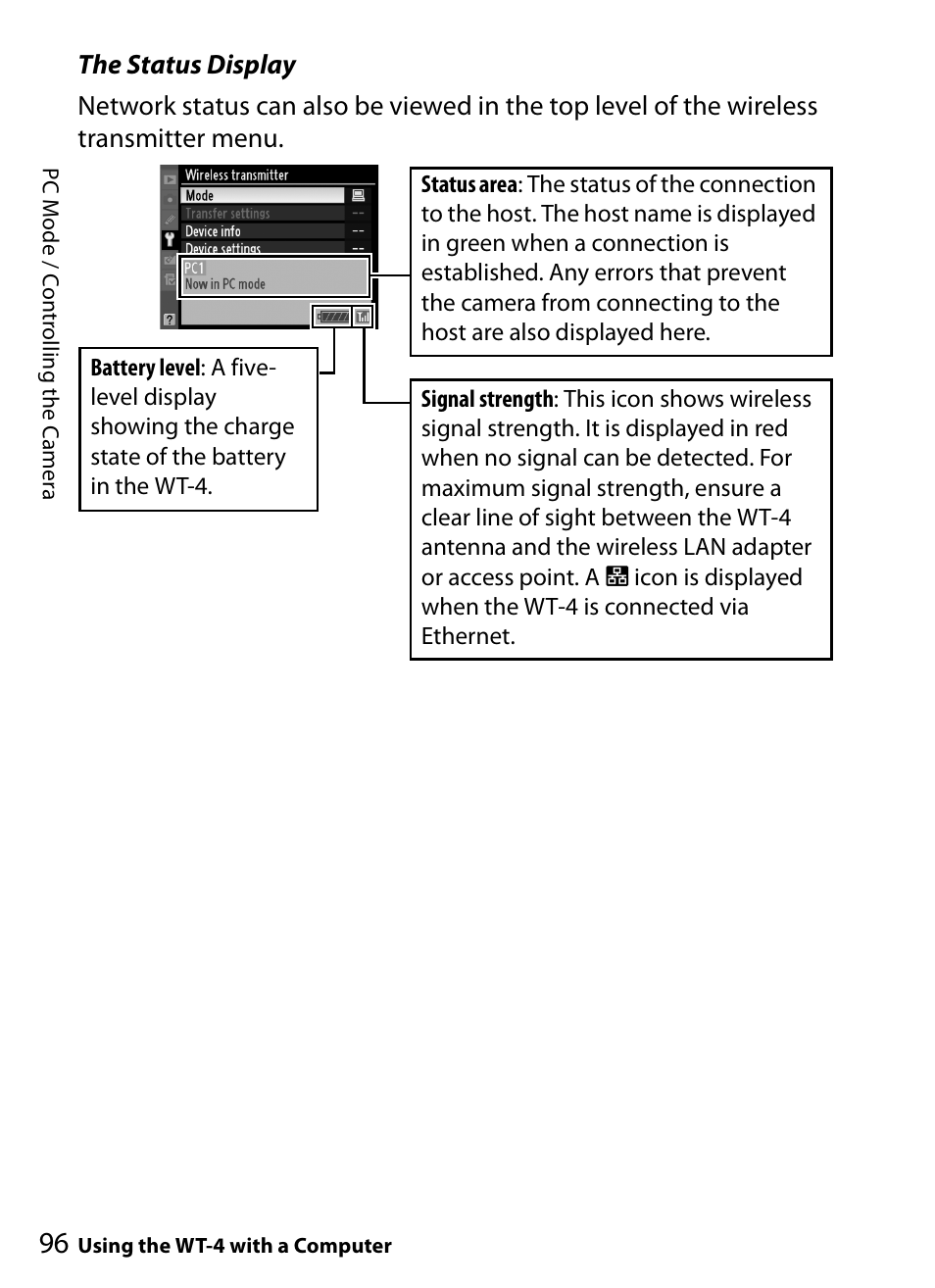Nikon WT-4A D4 D3X D3 D800 D700 D300S D300 User Manual | Page 108 / 199