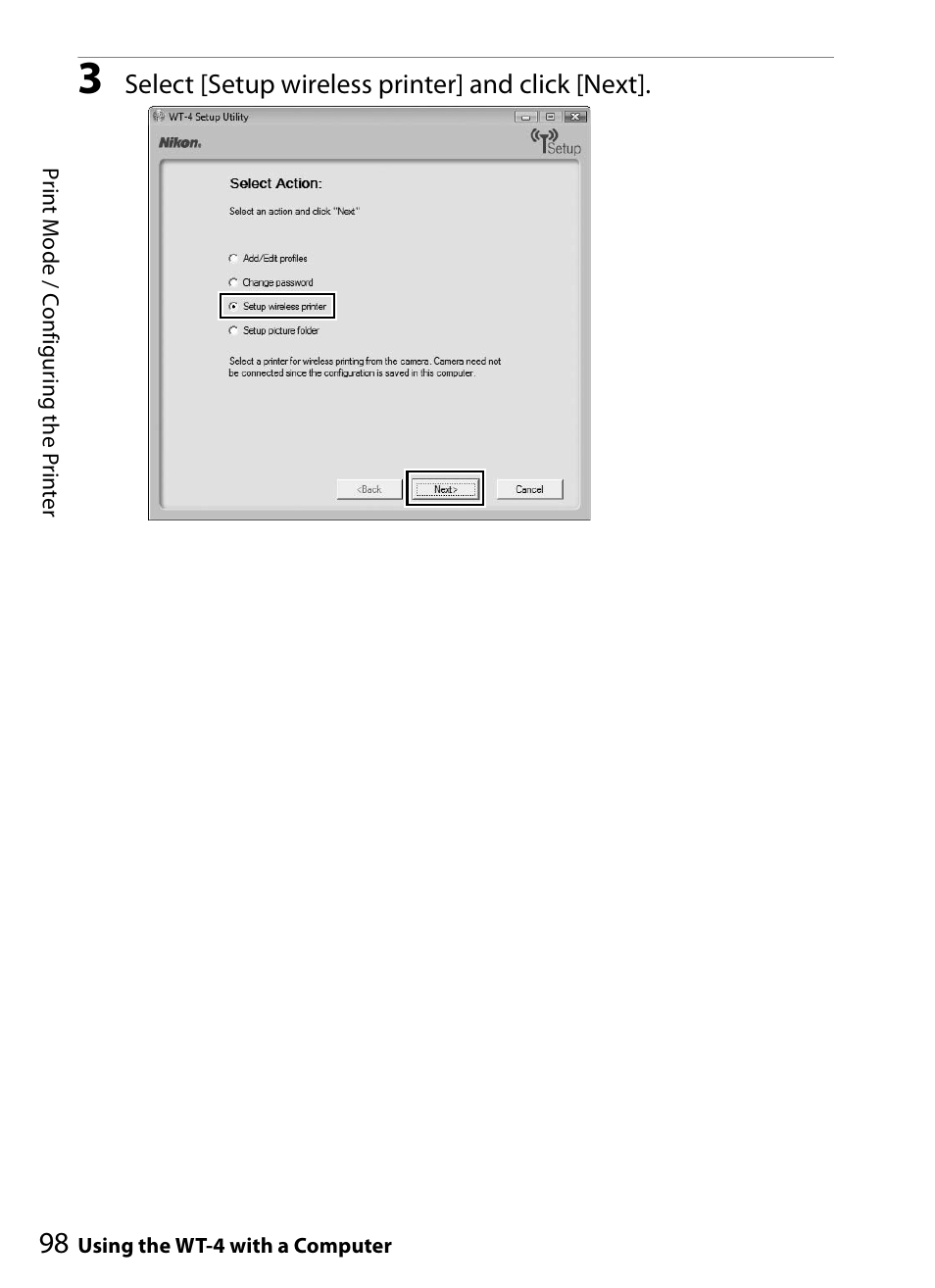 Nikon WT-4A D4 D3X D3 D800 D700 D300S D300 User Manual | Page 110 / 199