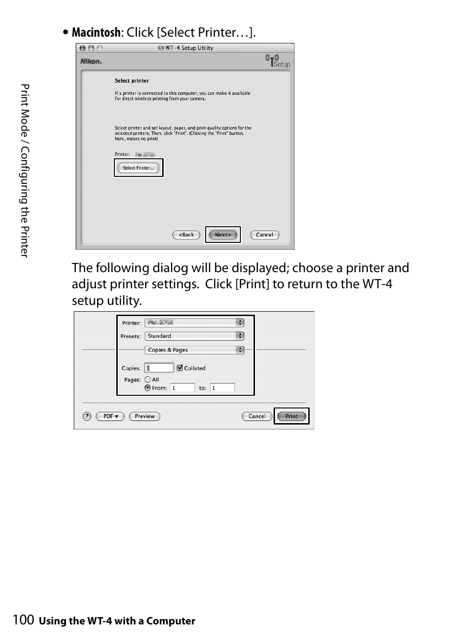 Nikon WT-4A D4 D3X D3 D800 D700 D300S D300 User Manual | Page 112 / 199