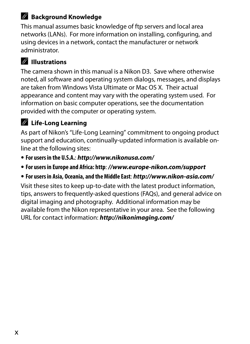 Nikon WT-4A D4 D3X D3 D800 D700 D300S D300 User Manual | Page 12 / 199