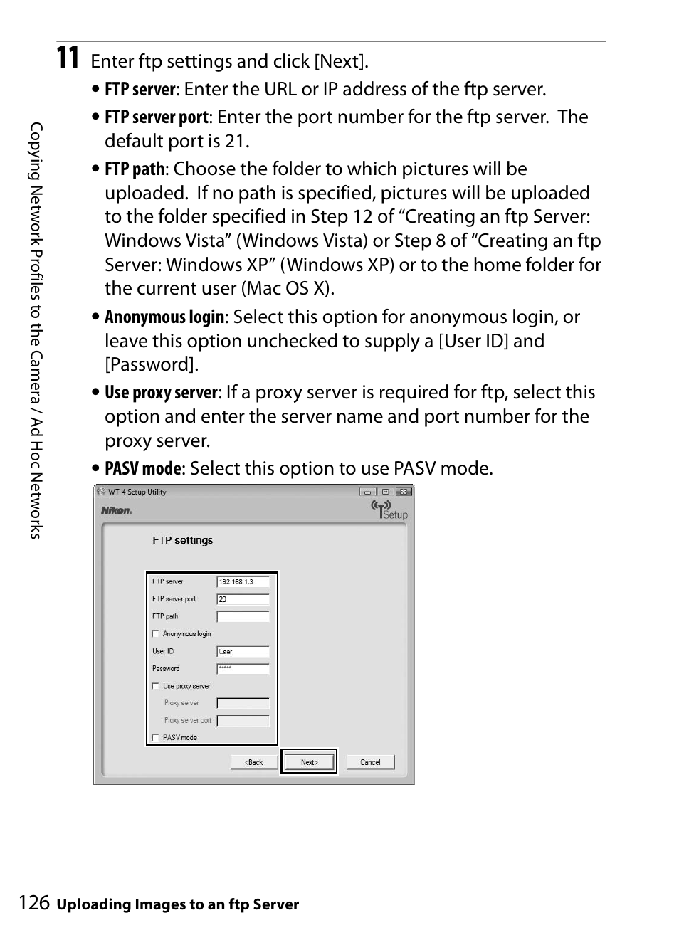 Nikon WT-4A D4 D3X D3 D800 D700 D300S D300 User Manual | Page 138 / 199