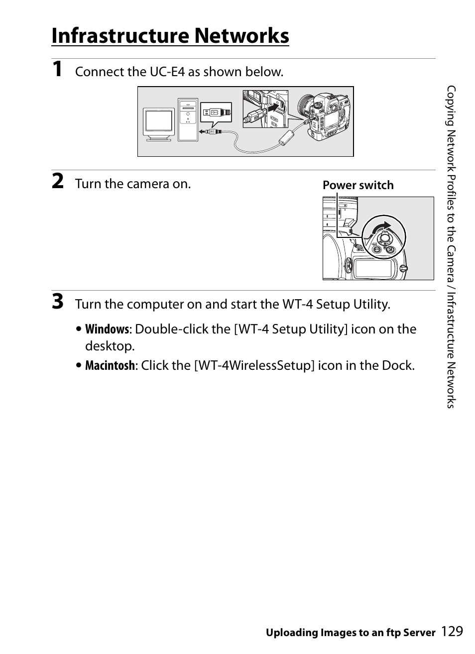 Infrastructure networks | Nikon WT-4A D4 D3X D3 D800 D700 D300S D300 User Manual | Page 141 / 199