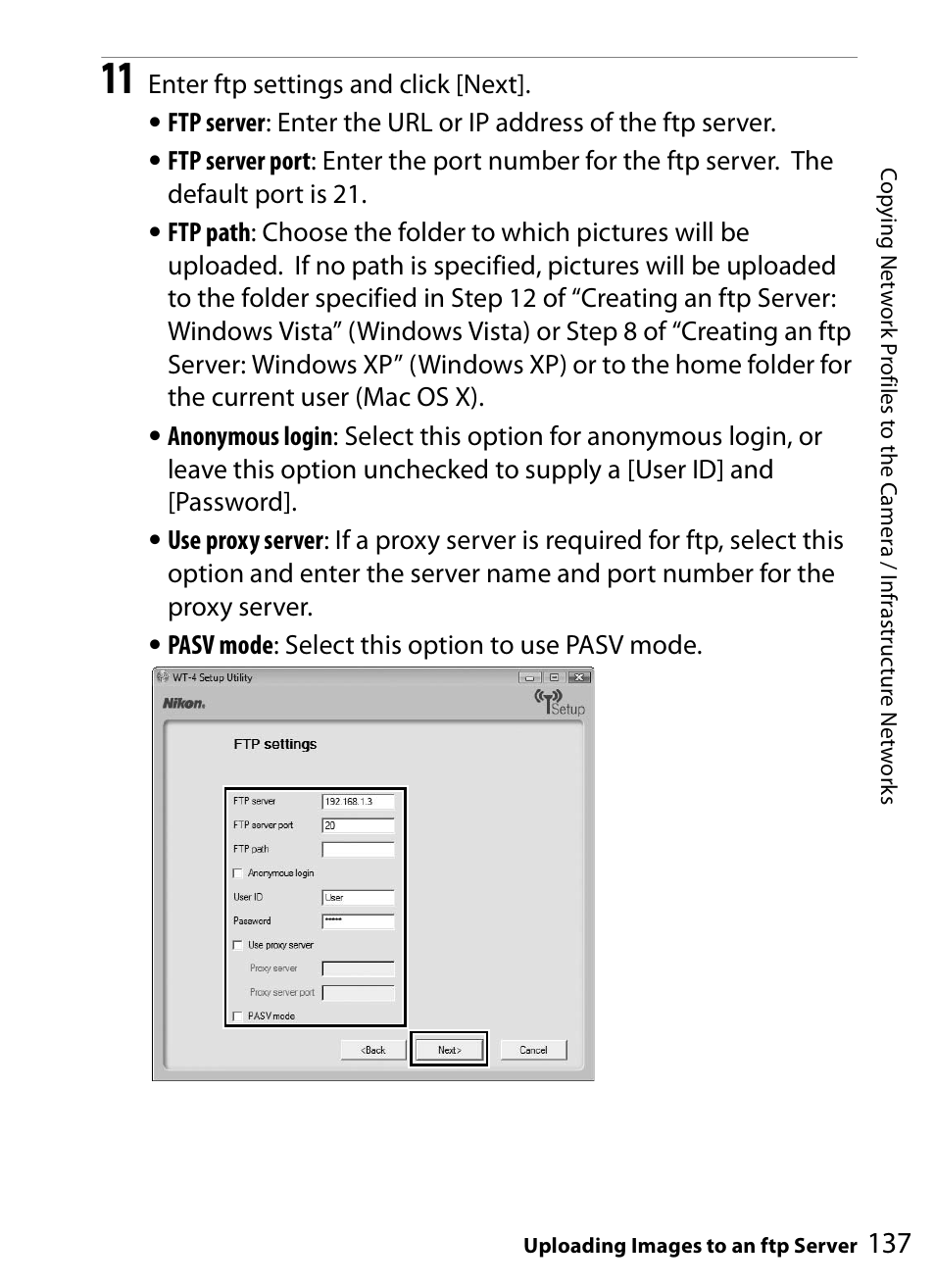 Nikon WT-4A D4 D3X D3 D800 D700 D300S D300 User Manual | Page 149 / 199