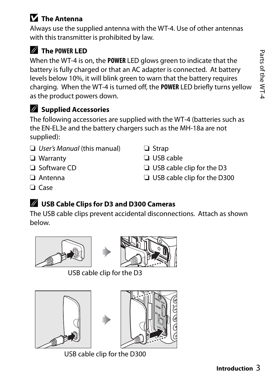Nikon WT-4A D4 D3X D3 D800 D700 D300S D300 User Manual | Page 15 / 199