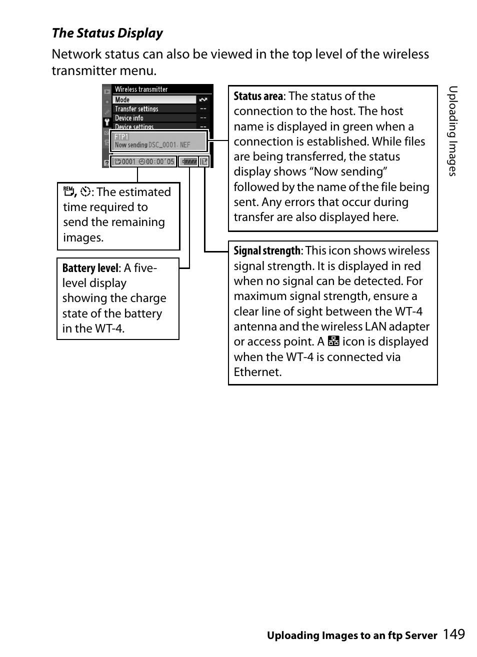 Nikon WT-4A D4 D3X D3 D800 D700 D300S D300 User Manual | Page 161 / 199