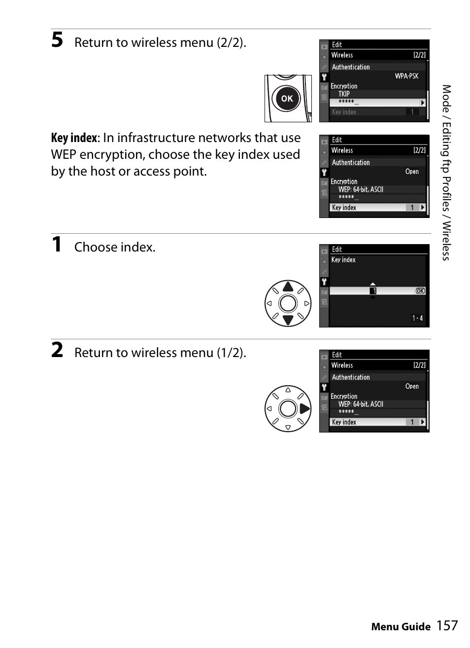 Nikon WT-4A D4 D3X D3 D800 D700 D300S D300 User Manual | Page 169 / 199