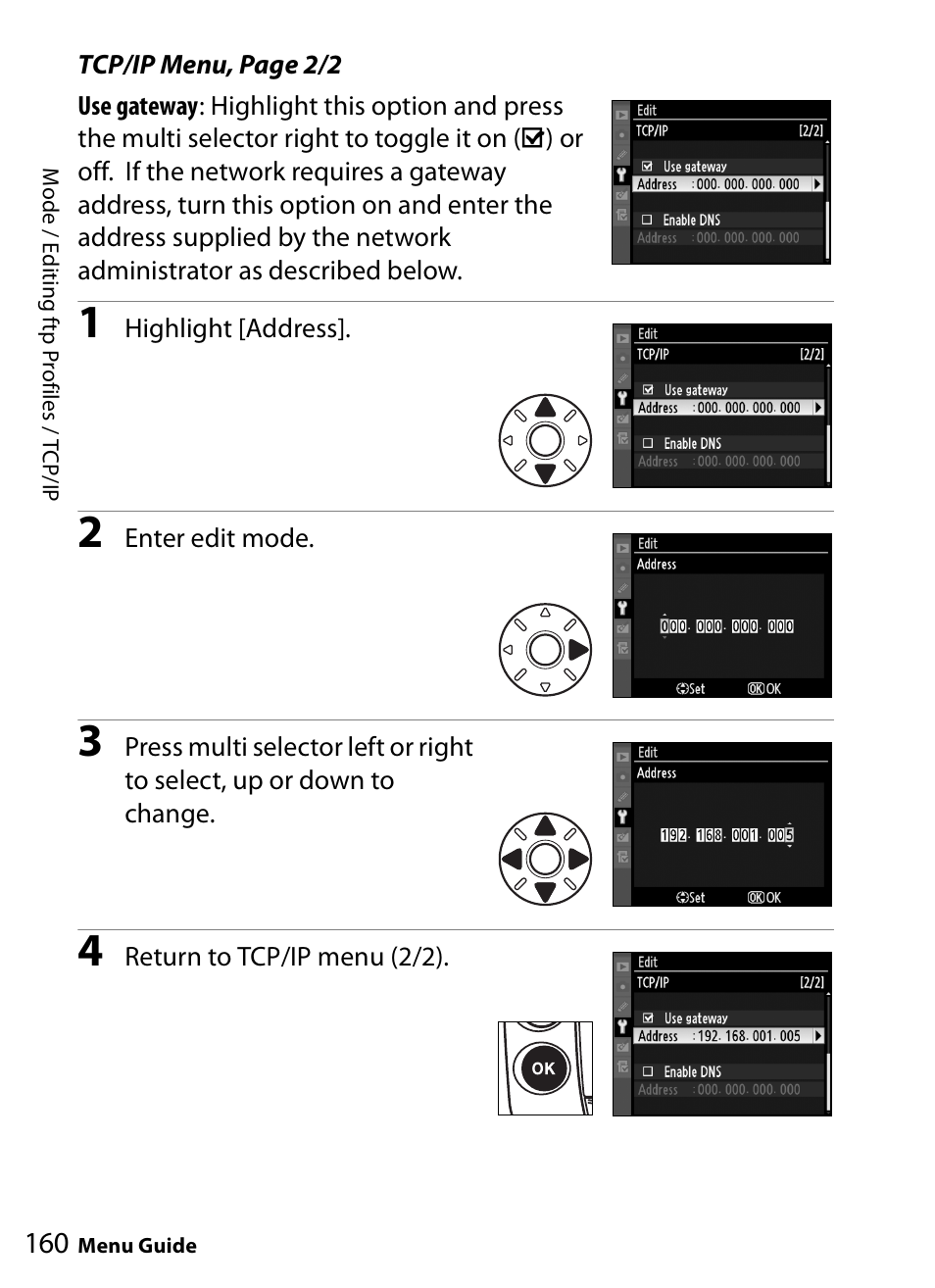 Nikon WT-4A D4 D3X D3 D800 D700 D300S D300 User Manual | Page 172 / 199