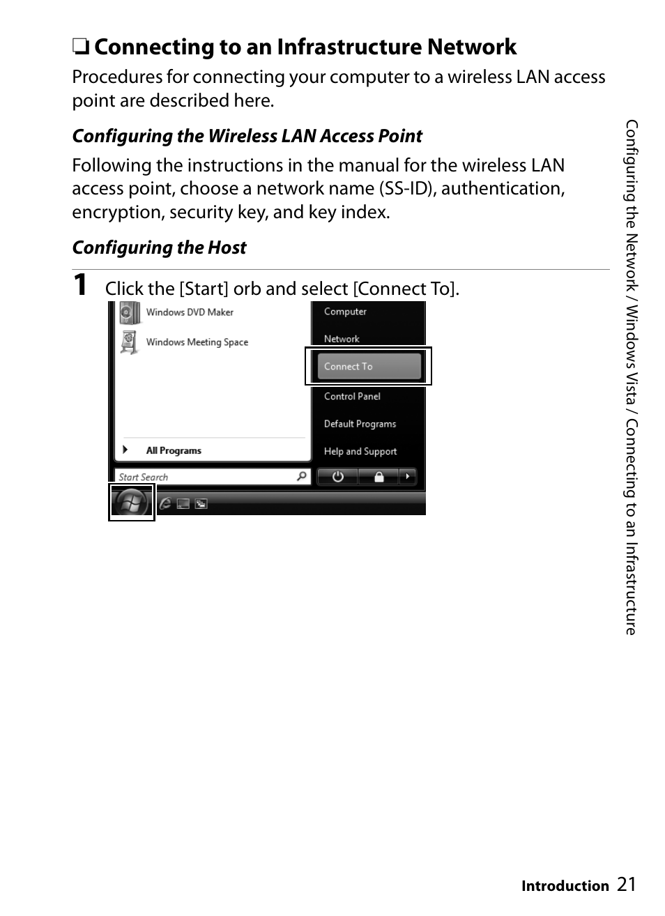 Connecting to an infrastructure network | Nikon WT-4A D4 D3X D3 D800 D700 D300S D300 User Manual | Page 33 / 199