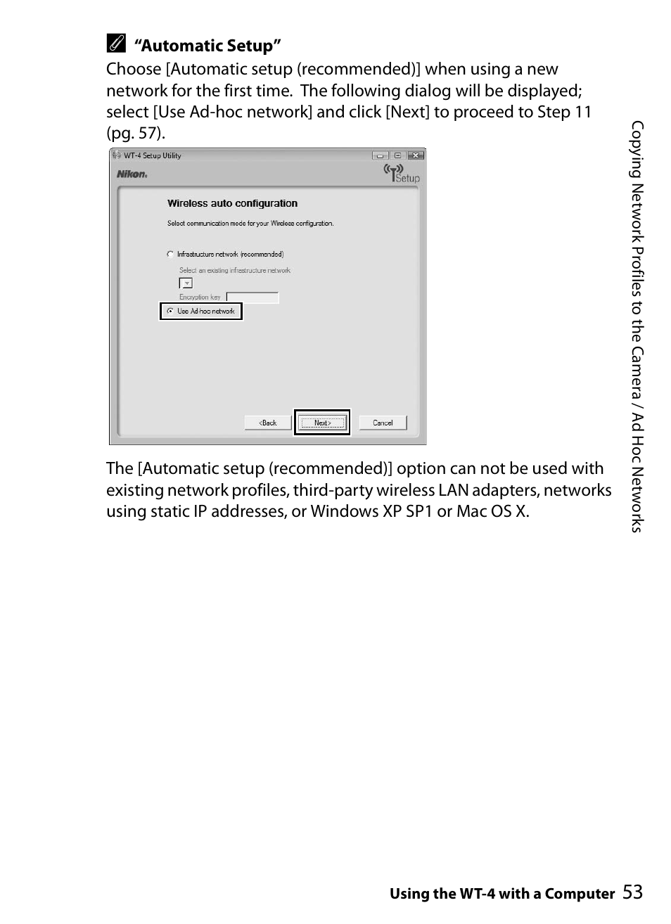 Nikon WT-4A D4 D3X D3 D800 D700 D300S D300 User Manual | Page 65 / 199