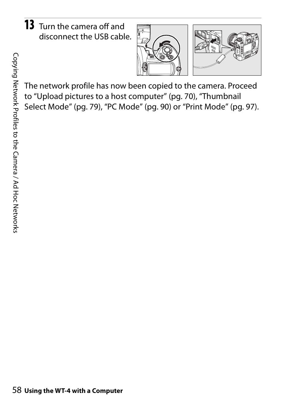 Nikon WT-4A D4 D3X D3 D800 D700 D300S D300 User Manual | Page 70 / 199