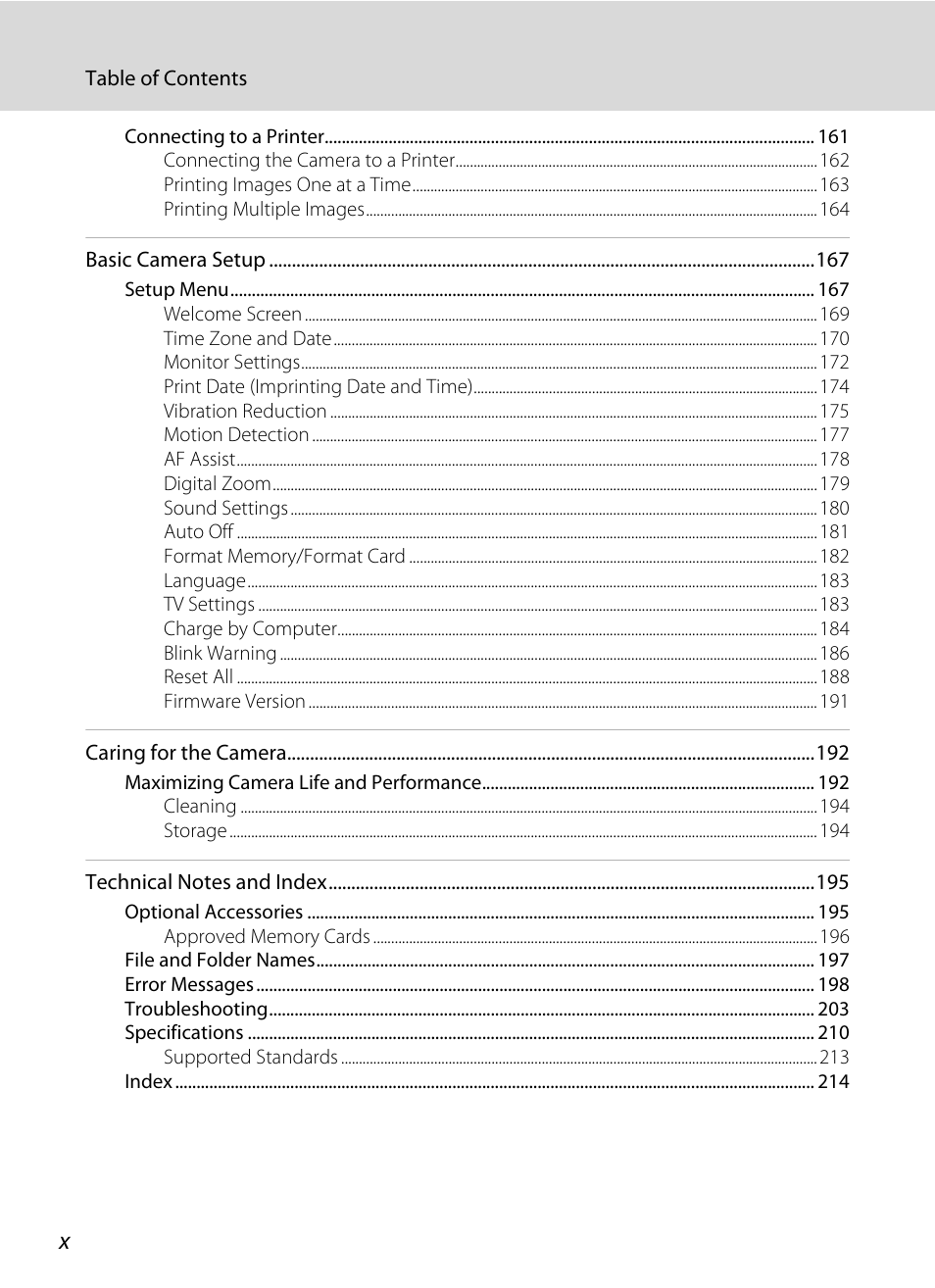 Nikon S9050 User Manual | Page 12 / 232